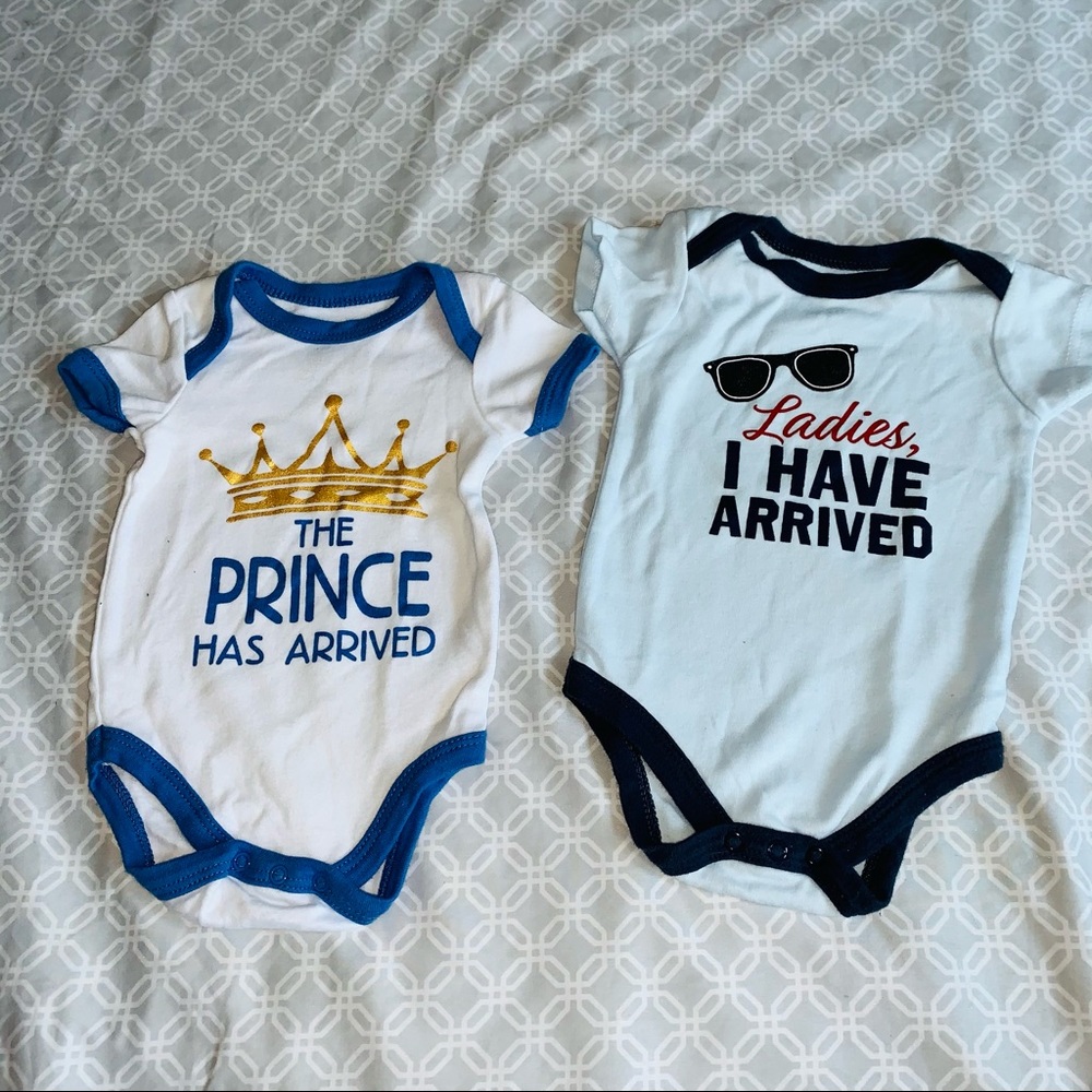 Graphic tees for baby boy 0-3 months.